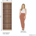 Ver imagem 3 de Estante Prateleira em MDP Mel 1,70 x 0,55 m Splendore