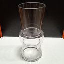 Ver imagem 2 de Vaso Decorativo Enfeite Casa Home&Co Vidro 29x14x14cm Transparente