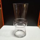 Ver imagem 5 de Vaso Decorativo Enfeite Casa Home&Co Vidro 29x14x14cm Transparente