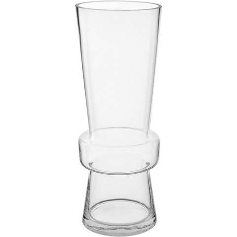 Vaso Decorativo Enfeite Casa Home&Co Vidro 29x14x14cm Transparente
