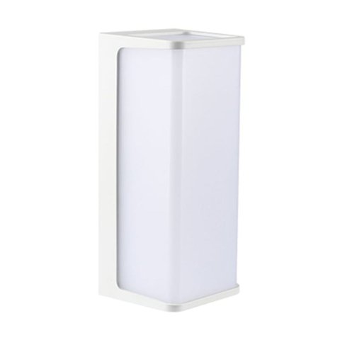 Arandela de Parede Led Elion Gran Retangular Externo 3000k 10w Bivolt 20x9,8x8,5cm Policarbonato Bra