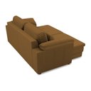 Ver mais imagens de Sofá Retrátil Manual Sala de Estar Nolan Bipartido 250cm Conforto Premium em Couro Mel G58 - Gran Be
