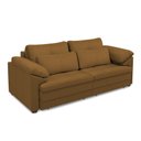 Ver imagem 2 de Sofá Retrátil Manual Sala de Estar Nolan Bipartido 250cm Conforto Premium em Couro Mel G58 - Gran Be