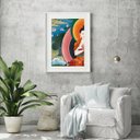 Ver imagem 2 de Quadro Místico Buda Colorido - 60x48cm:madeira Branca