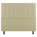 Ver imagem 5 de Kit Cabeceira e Baú Cama Box King Size Cora 195cm Sintético Bege - Desk Design