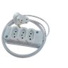 Extensão Eletrica 2,40 Metros Br 3 Tomadas 10a Fio 1,5 Cod.627l Sfl3tc - 1