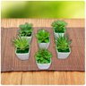 48 Mini Vasos Suculentas Artificiais Brinde Dia Das Mães - 3