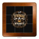 Ver imagem 4 de Mesa Alta Bar Quadrada de Madeira Maciça e Azulejo Empório Tambo - Stronger Whiskey - Imbuia