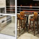 Ver imagem 5 de Mesa Bistrô Alta de Azulejo e Madeira Maciça Empório Tambo - Stronger Whiskey - Imbuia