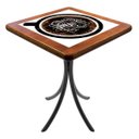 Ver imagem 1 de Mesa Lateral Retrô Quadrada de Madeira Maciça para Sala Empório Tambo - Coffe - Imbuia