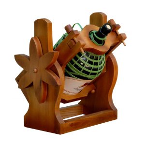 Suporte para Garrafão de Vinho em Madeira Maciça - Serve Fácil