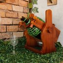 Ver imagem 3 de Suporte para Garrafão de Vinho em Madeira Maciça - Serve Fácil