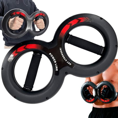 Hand Grip Exercitador Antebraço Punho Braço 20kg Força Resistencia Musculaçao Fisioterapia Exercicio