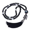 Japamala Preto Rosário Equilibrio Proteção - Buda Olho Grego - 1