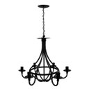 Ver imagem 5 de Luminária Envelhecida de Teto para Decoração de Sala de Jantar Rustica - Preto