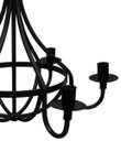 Ver imagem 4 de Luminária Envelhecida de Teto para Decoração de Sala de Jantar Rustica - Preto
