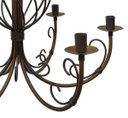 Ver imagem 4 de Lustre Rustico Trançado Espiral para Decoração Sala Moderna Grande - Verniz