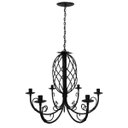 Ver imagem 5 de Lustre Rustico Trançado Espiral para Decoração Sala Moderna Grande - Preto