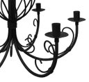 Ver imagem 4 de Lustre Rustico Trançado Espiral para Decoração Sala Moderna Grande - Preto