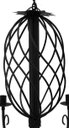 Ver imagem 3 de Lustre Rustico Trançado Espiral para Decoração Sala Moderna Grande - Preto