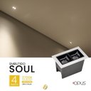 Ver imagem 3 de Spot Embutir Led Picco Quadrado Duplo 4w Bivolt Opus 2700k