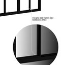 Ver imagem 4 de Janela de Alumínio de Correr 2 Folhas Móveis e 2 Folhas Fixas 100x150cm Lucasa Ideale Preto