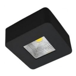 LUMINATTI - Spot Led Sobrepor Quadrado 5w 3000k Bivolt Preto Teto e Móveis - 2