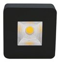 Ver imagem 1 de Luminatti - Spot Led Sobrepor Quadrado 5w 3000k Bivolt Preto Teto e Móveis