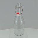 Ver imagem 4 de Garrafa de Vidro 1L Transparente 29x9x9cm Água Suco Geladeira Bebidas Tampa Mesa