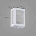 Ver imagem 2 de Arandela 5 vidros Branca + lâmpada LED E27 12W 3000K st569