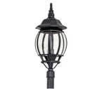 Ver imagem 4 de Poste Colonial para Jardim Preto para 1 lâmpada e-27 ST454