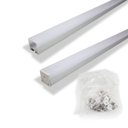 Ver imagem 3 de 1 Metro de Perfil Sobrepor 20mm Alumínio para Fita LED St1098