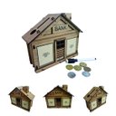Ver imagem 2 de Cofre Guardar Dinheiro Woodbox Japones Kakebo Banco Casa Rustico