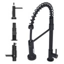 Ver imagem 1 de Torneira Gourmet Preta de Bancada Cozinha Água Fria