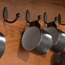 Ver imagem 7 de Aparador Buffet para Cozinha Flow 2 Portas- Preto/freijó