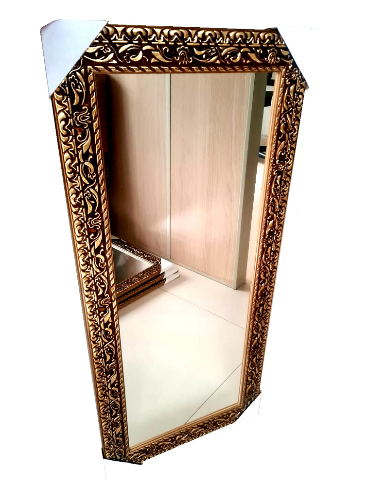 Espelho Grande Barato 43cm x 93cm Moldura Retangular Luxo - 3