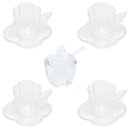 Ver imagem 1 de Kit 4-xícaras de Café 80ml E1-açucareiro Butterfly Wollff