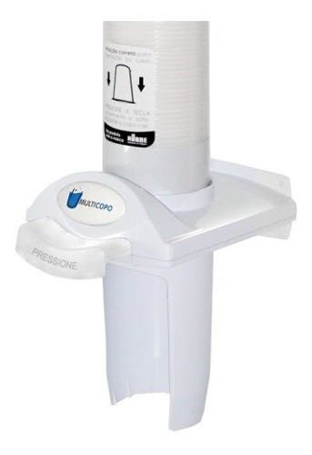 Kit Dispenser Copo de Água Muliticopo + Lixeira Dupla Nobre