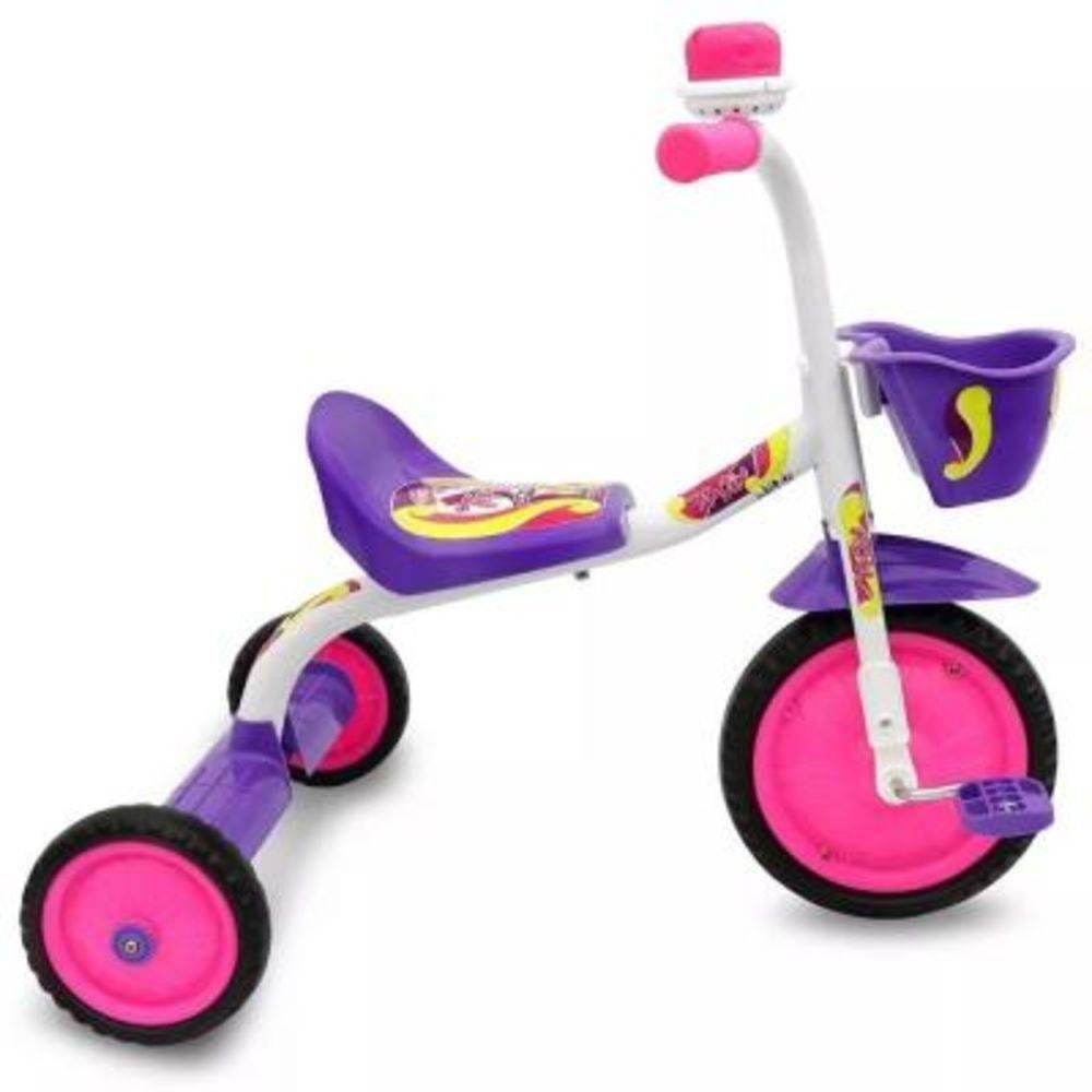 Triciclo Infantil Ultra Top Girl Branco E Roxo - Pro Tork - 2