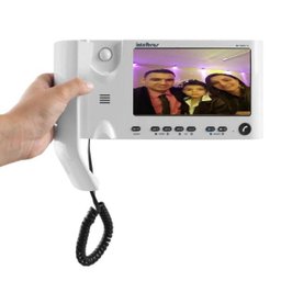 Kit Vídeo Porteiro Interfone Intelbras IV 7010 HS, Visualiza até 04 câmeras tela LCD 7" - 2