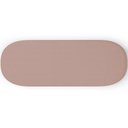 Ver imagem 2 de Puff Decorativo Orgânico para Living Quarto 160cm Doha W01 Linho Rosê - Lyam Decor