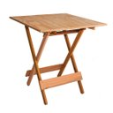 Ver imagem 2 de Marcenaria Real Conjunto de Mesa Tampo Liso 70x70 com 04 Cadeiras em Madeira Mista sem Pintura