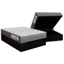 Ver imagem 1 de Conjunto Box Baú Casal: Colchão Espuma Orthoflex D23 Comfortpedic + Base Crc Suede Black(138x188)