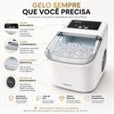 Ver imagem 2 de Máquina de Gelo Portátil 12kg 127V Produção Rápida