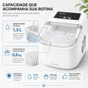Ver imagem 4 de Máquina de Gelo Portátil 12kg 127V Produção Rápida