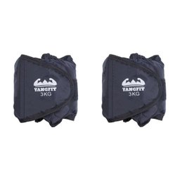 Par de Caneleiras Tornozeleiras 3kg Yangfit - 1