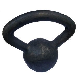 Kettlebell Ferro Fundido Pintado 4kg Preto Yangfit