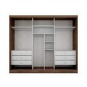 Ver mais imagens de Guarda-Roupa Casal com Espelho 3 Portas 6 Gavetas Natus