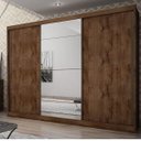 Ver imagem 2 de Guarda-Roupa Casal com Espelho 3 Portas 6 Gavetas Natus