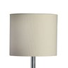 abajur evita poptem aluminio branco total 30cm moderno cabeceira quarto sala - 3